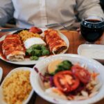 Mexican food lunch